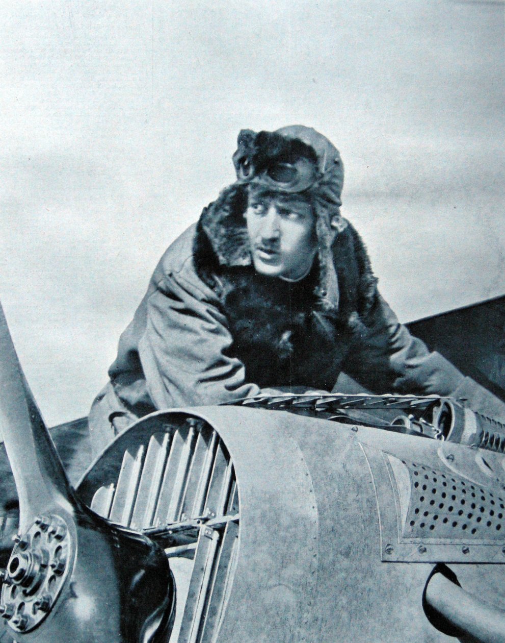 Guynemer due giorni prima della sua morte, settembre 1917 da French Photographer