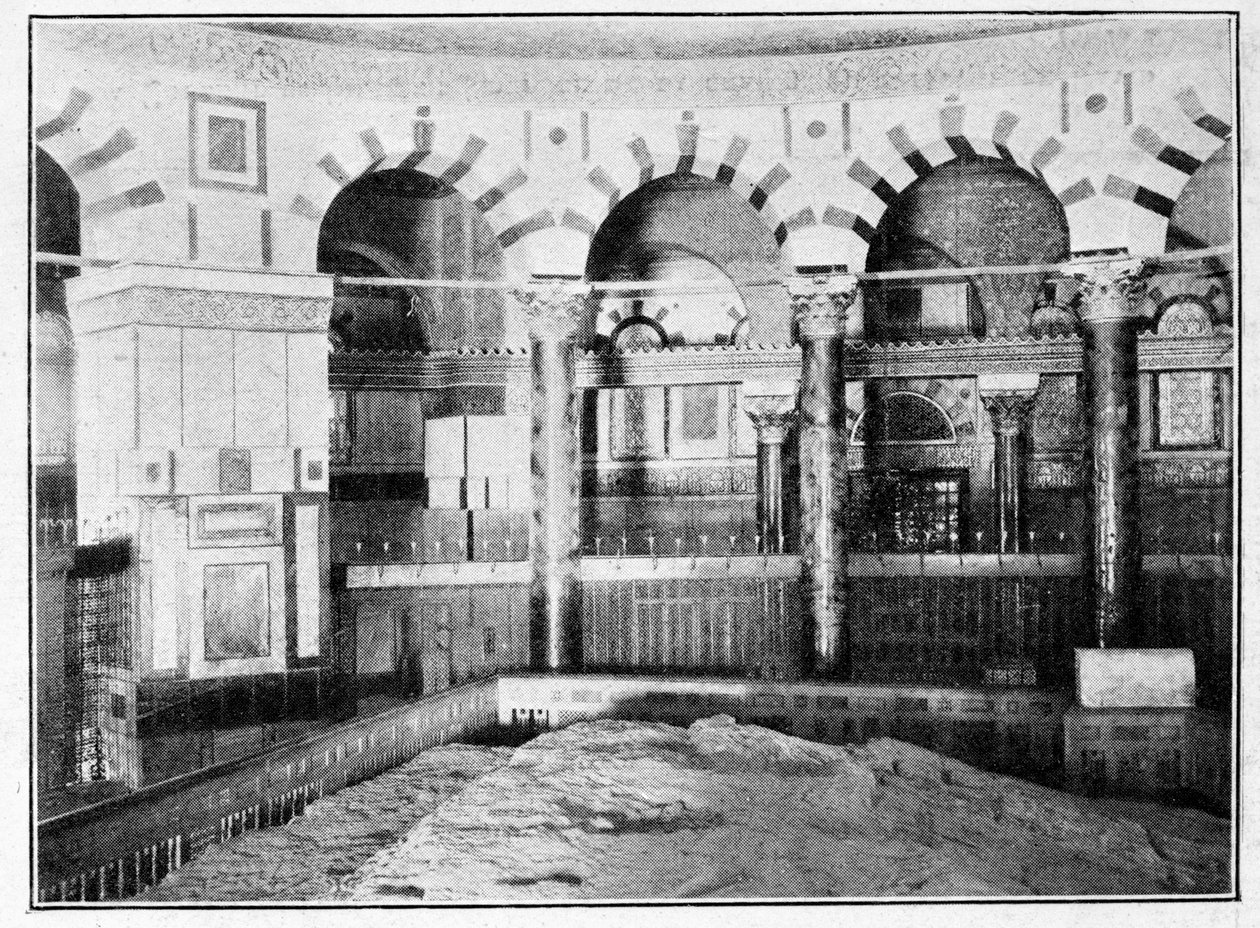 Interno della Moschea di Omar, da Gerusalemme di Charles Diehl da French Photographer