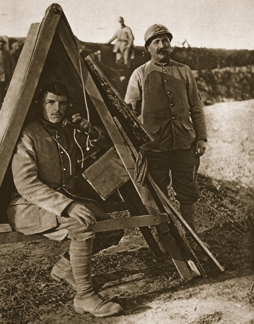 Sul fronte francese: utile e ingegnoso, illustrazione da The Illustrated War News, 17 gennaio 1917 da French Photographer