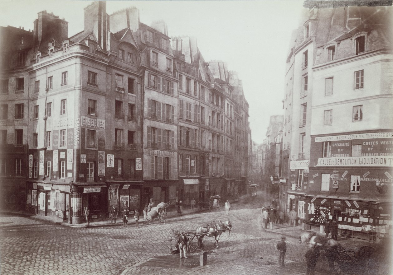 Parigi, rue Galande, 1888 da French Photographer