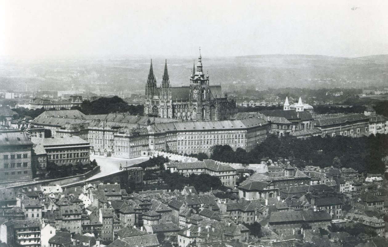 Veduta di Praga, fine XIX secolo da French Photographer