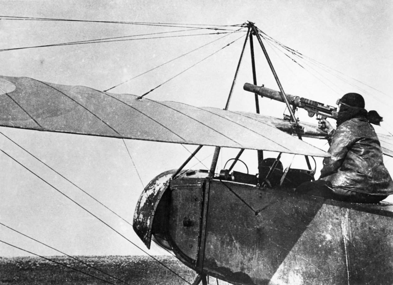 Artigliere durante la Battaglia della Marna, 1915 da French School