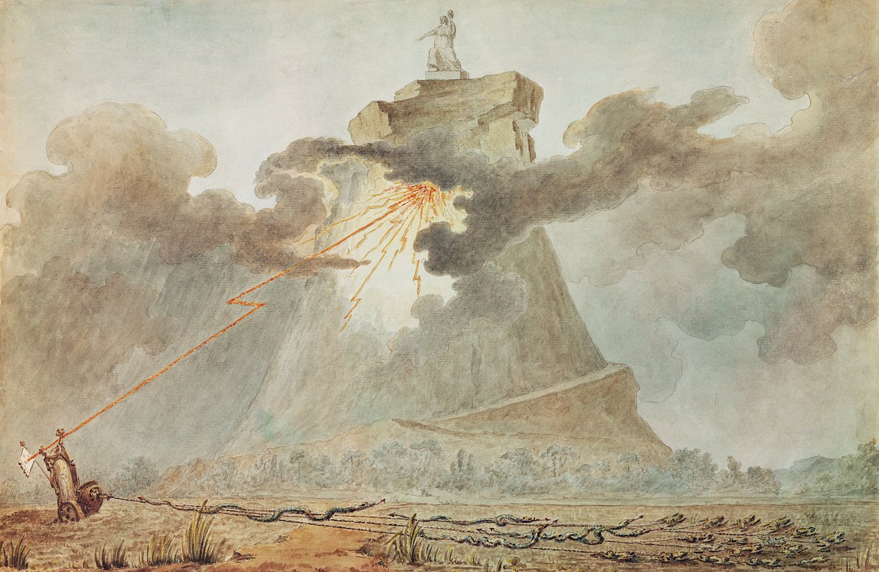 Allegoria del Giorno del 10 agosto 1792 da French School