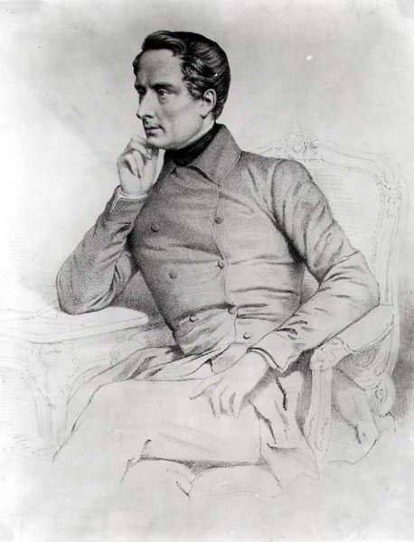 Alphonse-Marie-Louis de Prat Lamartine (1790-1869) da French School