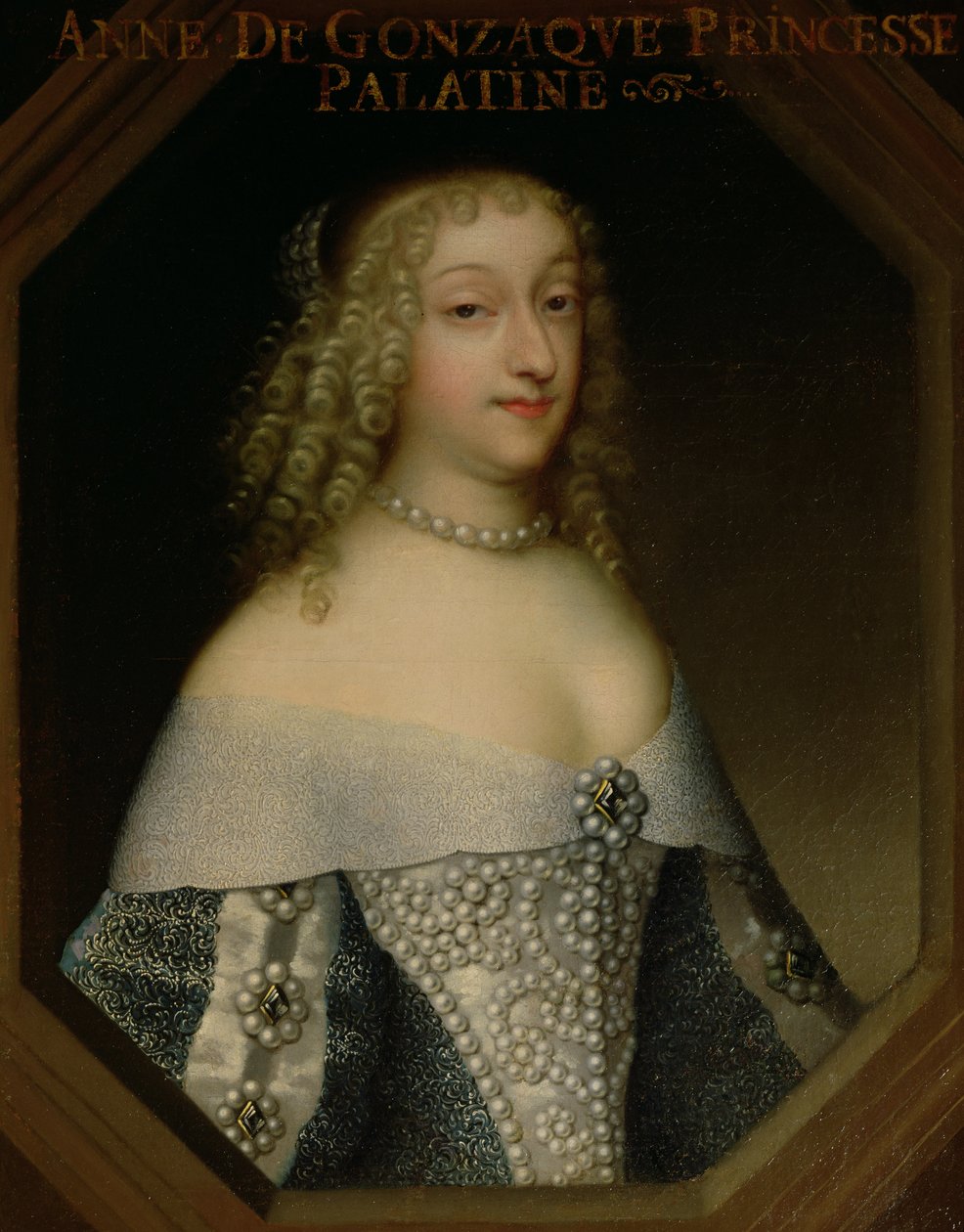 Anna di Gonzaga (1616-84) Principessa Palatina da French School