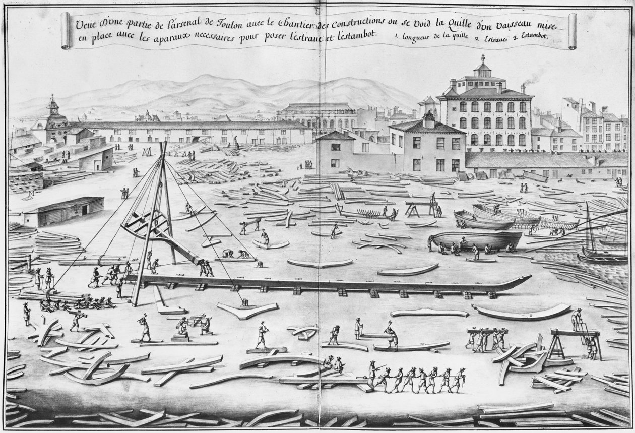Arsenale di Tolone, illustrazione dall