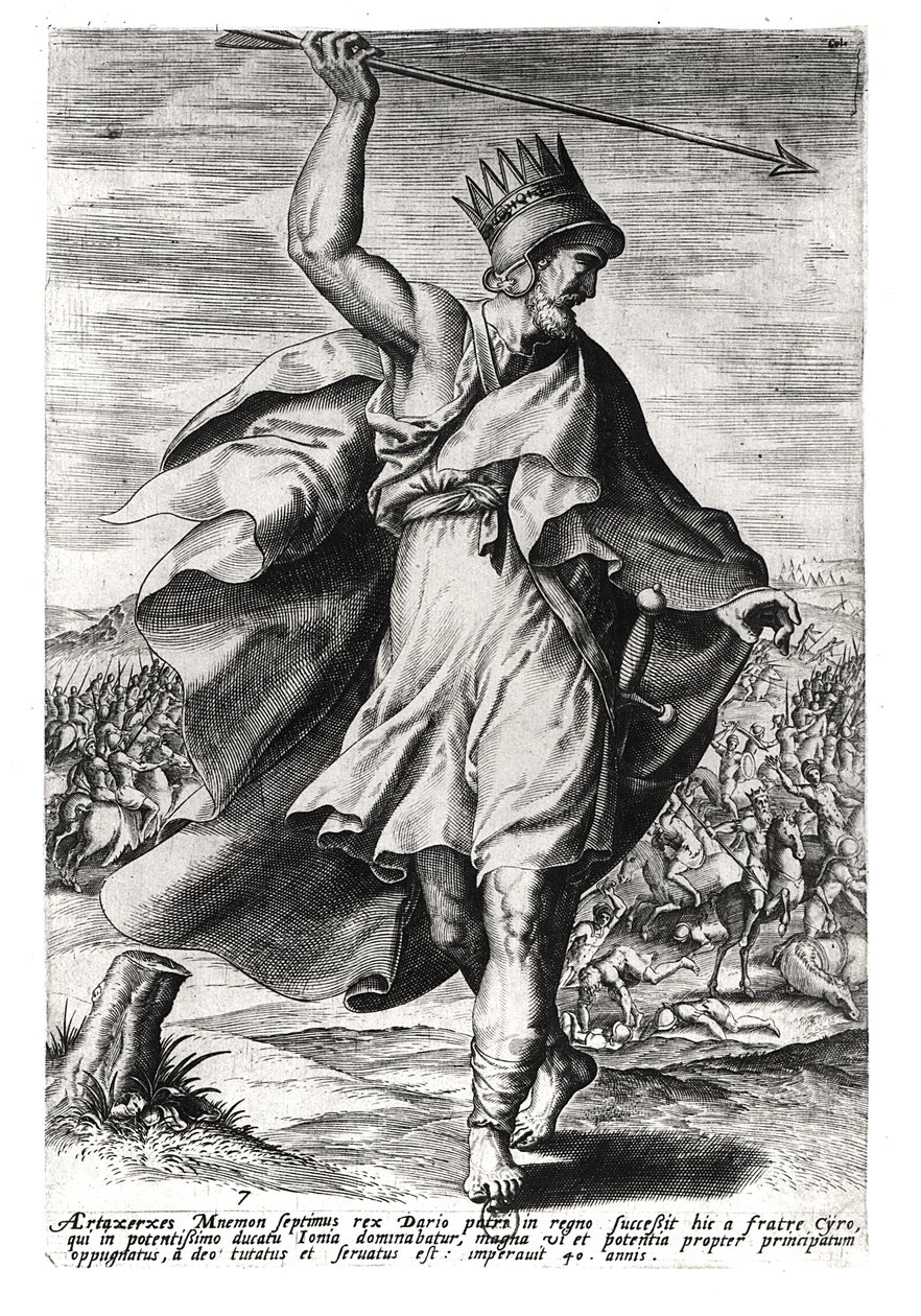 Artaserse II, re di Persia da French School