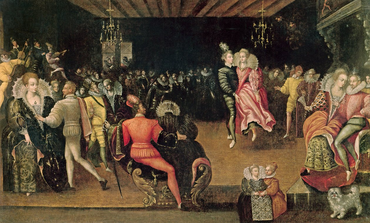 Ballo alla corte di Valois da French School