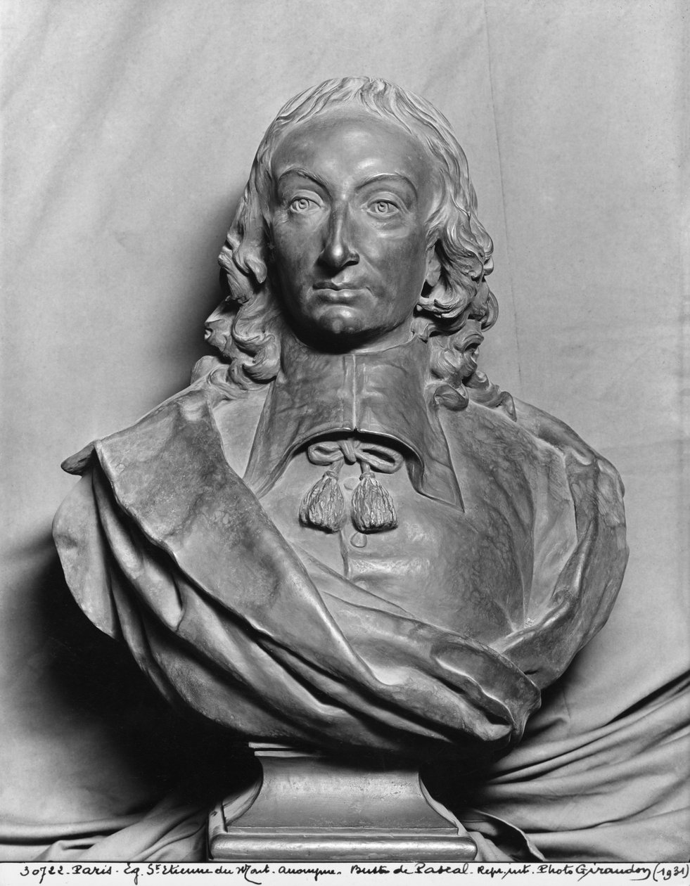 Blaise Pascal (marmo) da French School