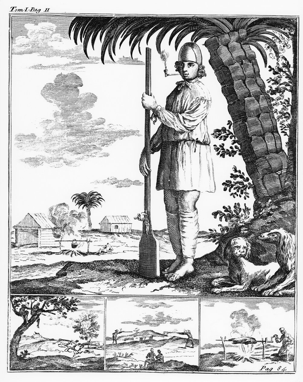 Bucaniere nelle Indie Occidentali, 1686 da French School