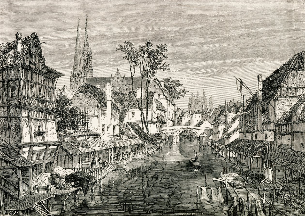 Chartres, Francia, nel XIX secolo, da 