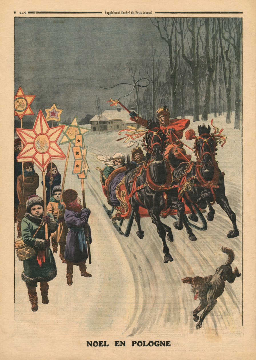 Natale in Polonia, illustrazione da 