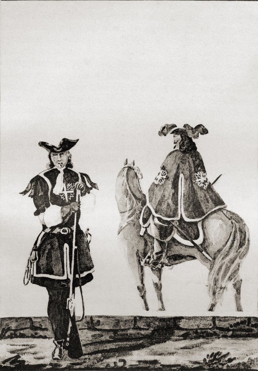 Compagnia di moschettieri di re Luigi XIV, da 
