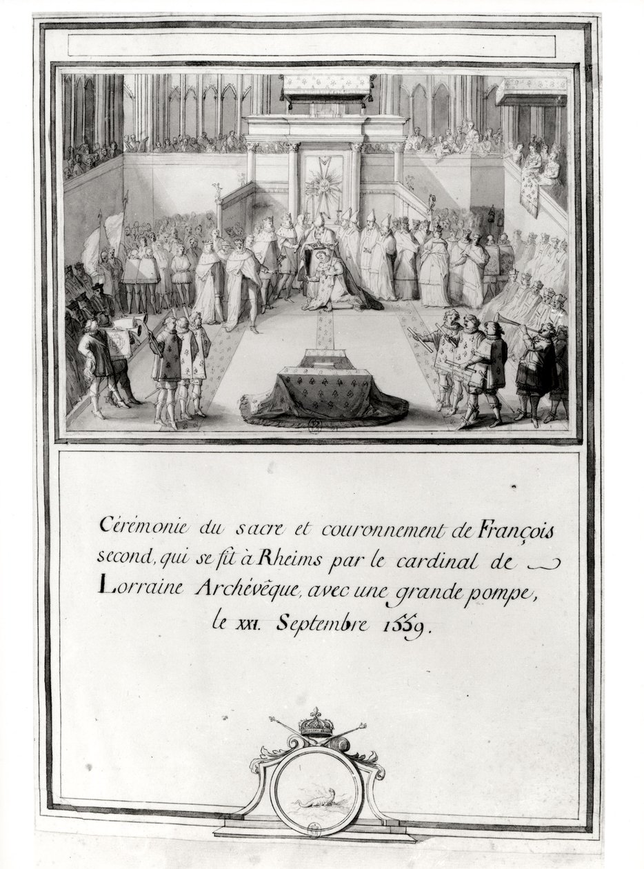 Incoronazione di Francesco II (1544-60), 21 settembre 1559 a Reims dall