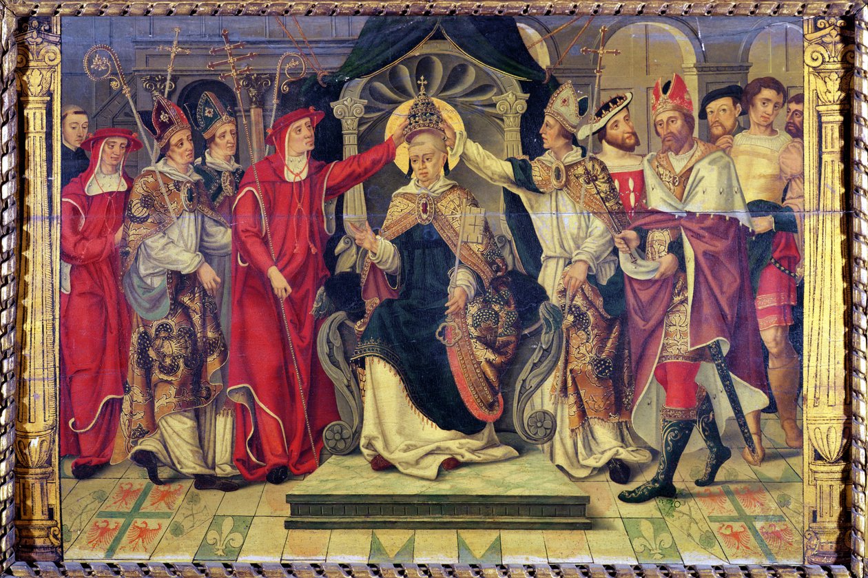 Incoronazione di Papa Celestino V nell
