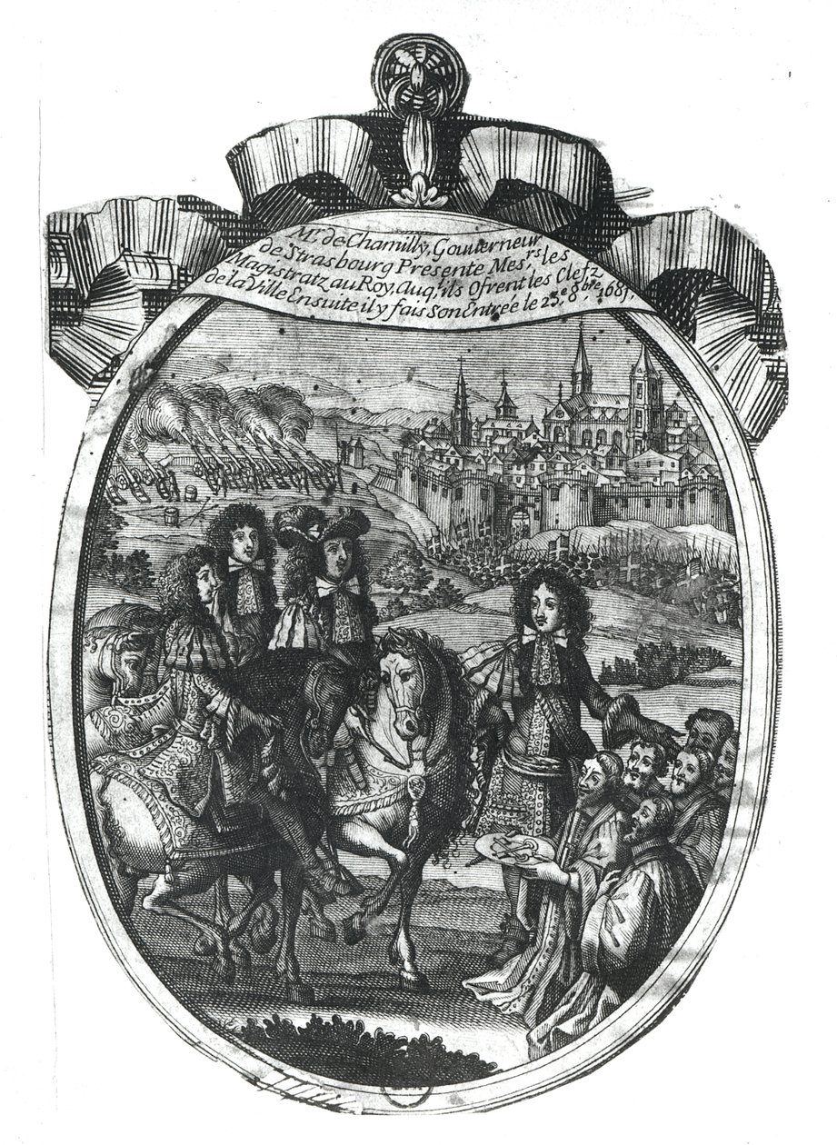 Ingresso di Re Luigi XIV a Strasburgo, 25 ottobre 1681 da French School