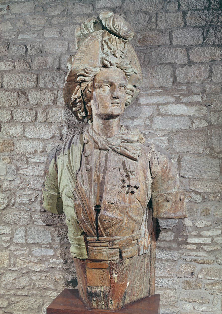 Polena di René Duguay-Trouin (1673-1736) (legno) da French School