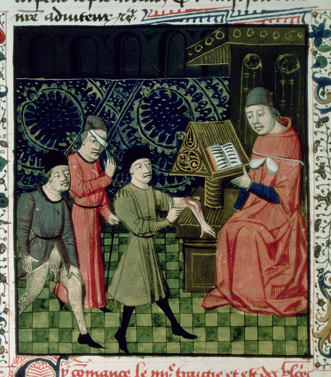 Fr 396 f.66 La clinica del chirurgo, di Guy de Chauliac da French School