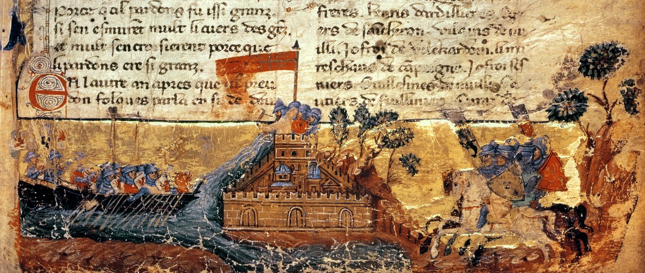 Fr 4972 f.1: Gerusalemme nelle Crociate da French School