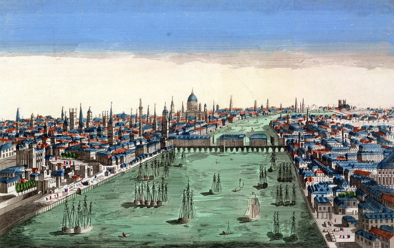Veduta generale di Londra da French School