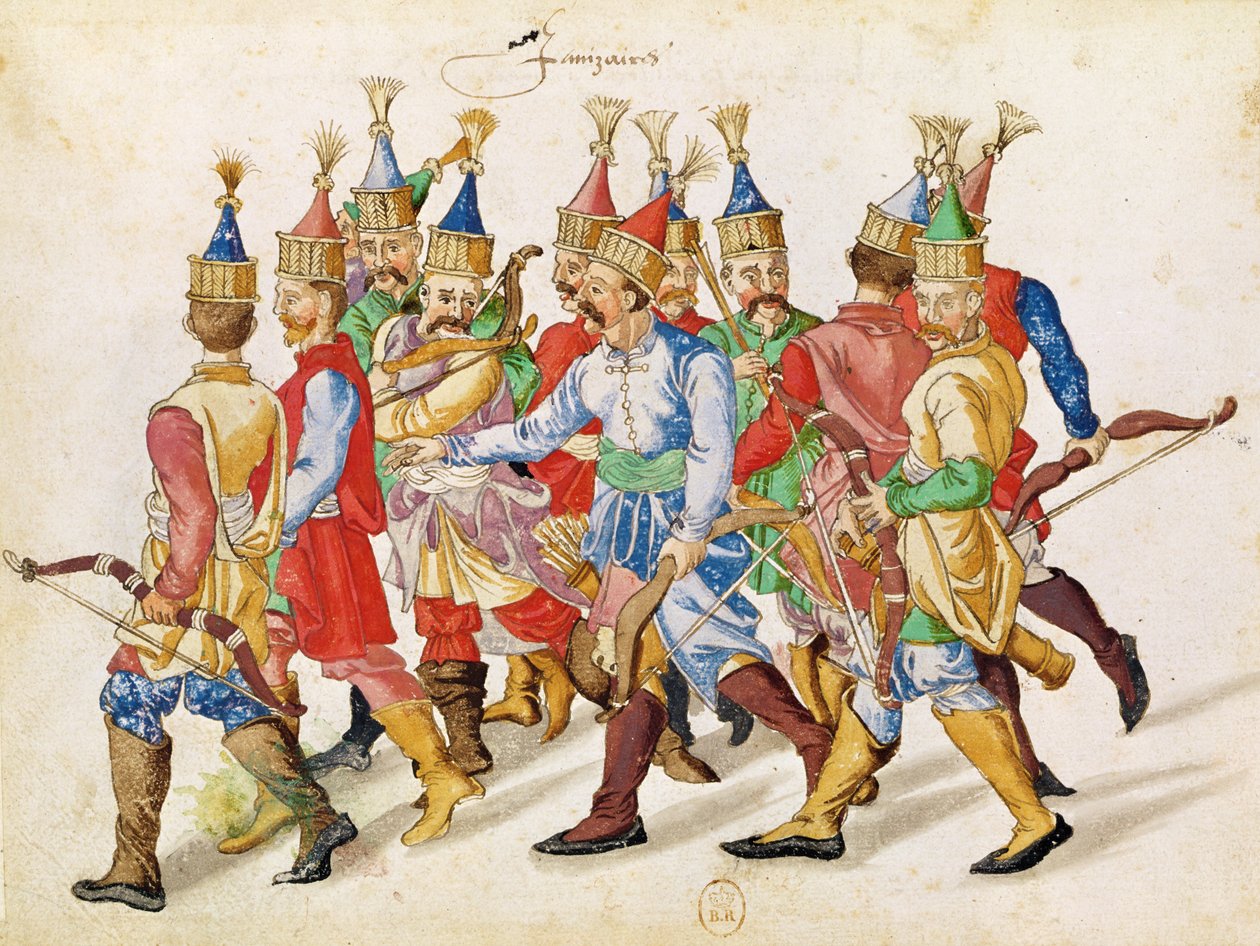 Giannizzeri, 1583 da French School