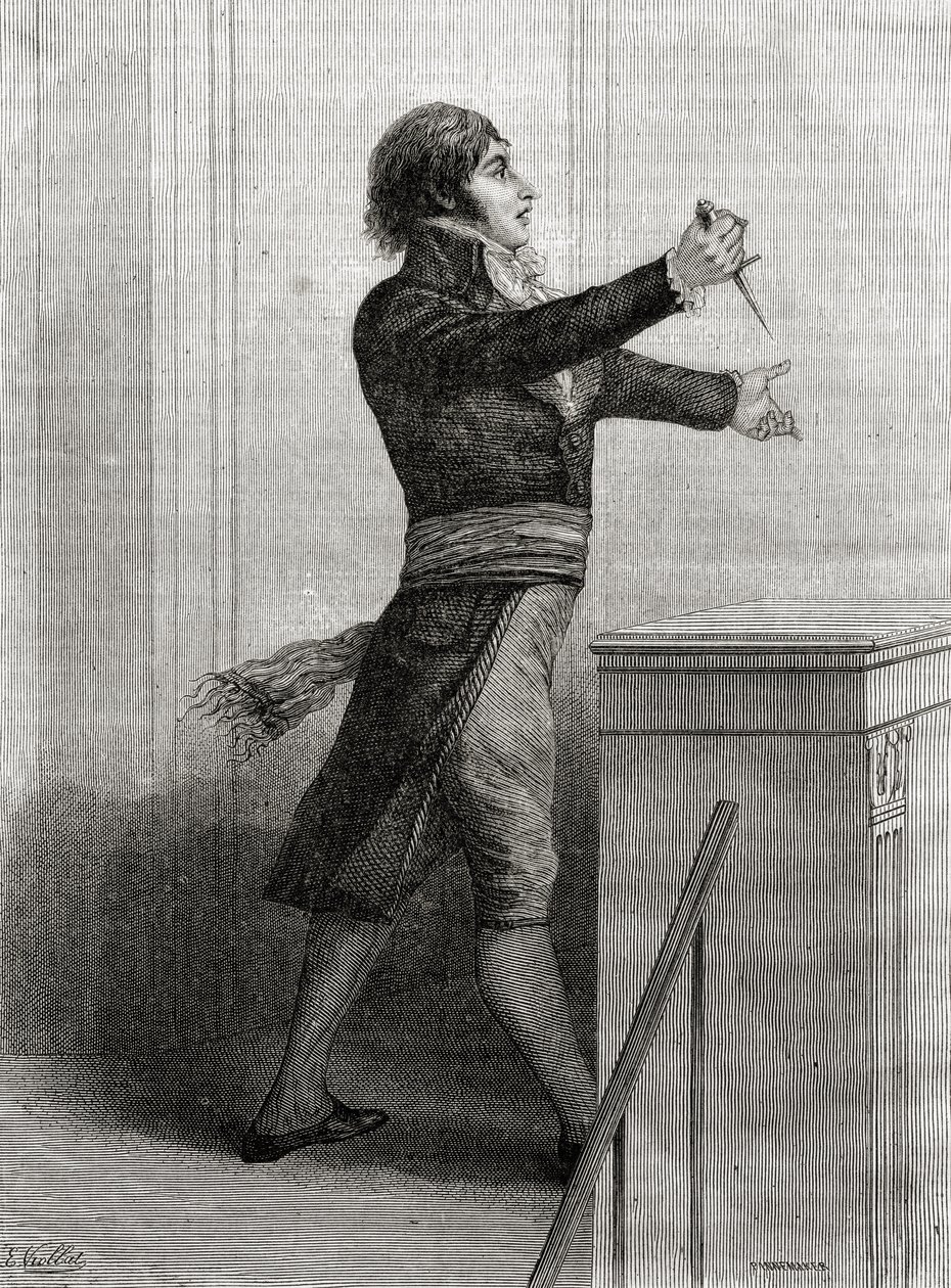 Jean Lambert Tallien (1767-1820) incita alla rivoluzione da French School