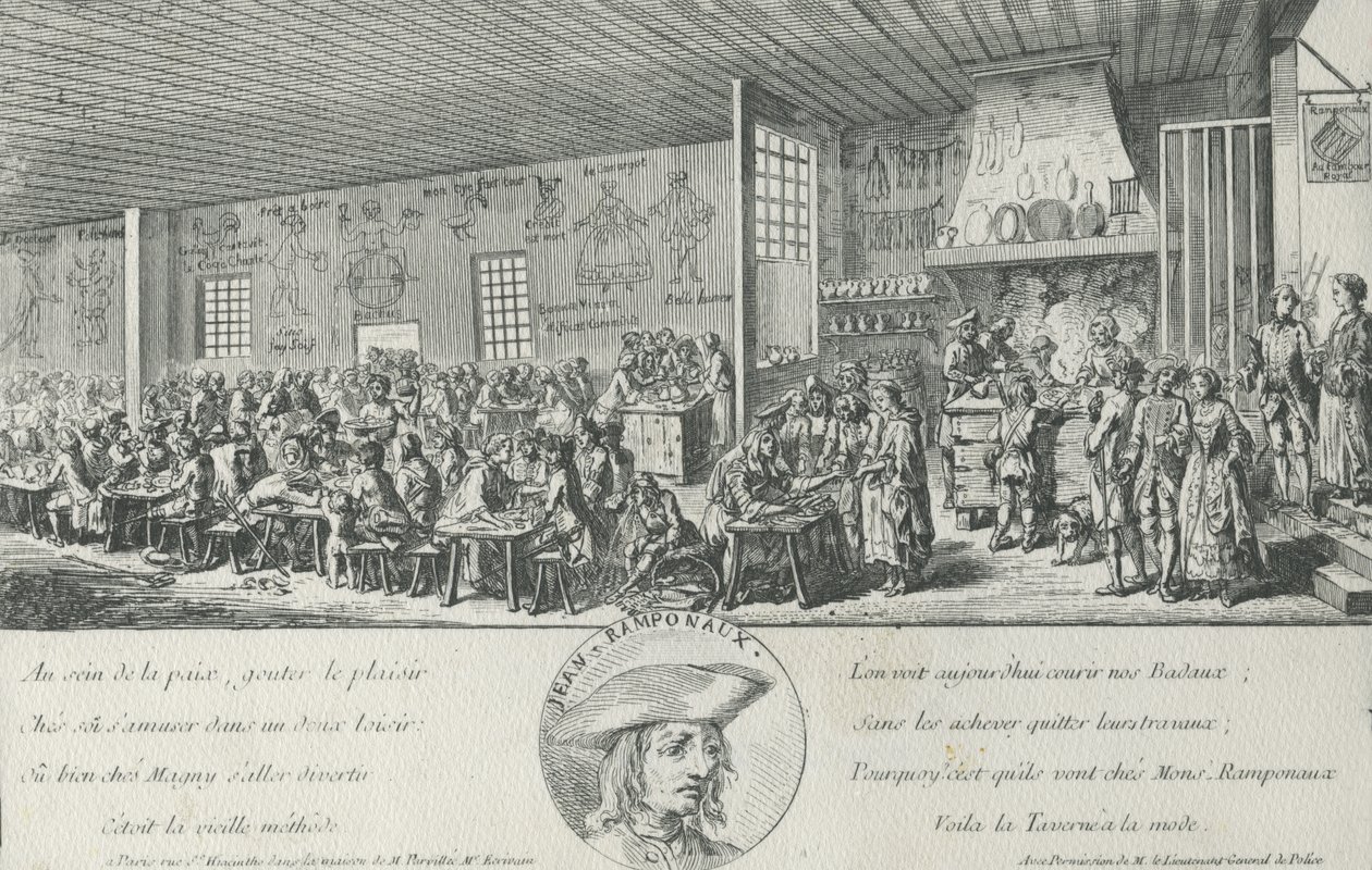 La taverna di Jean Ramponneau da French School