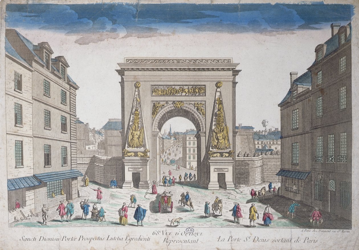 La Porta Saint-Denis da French School