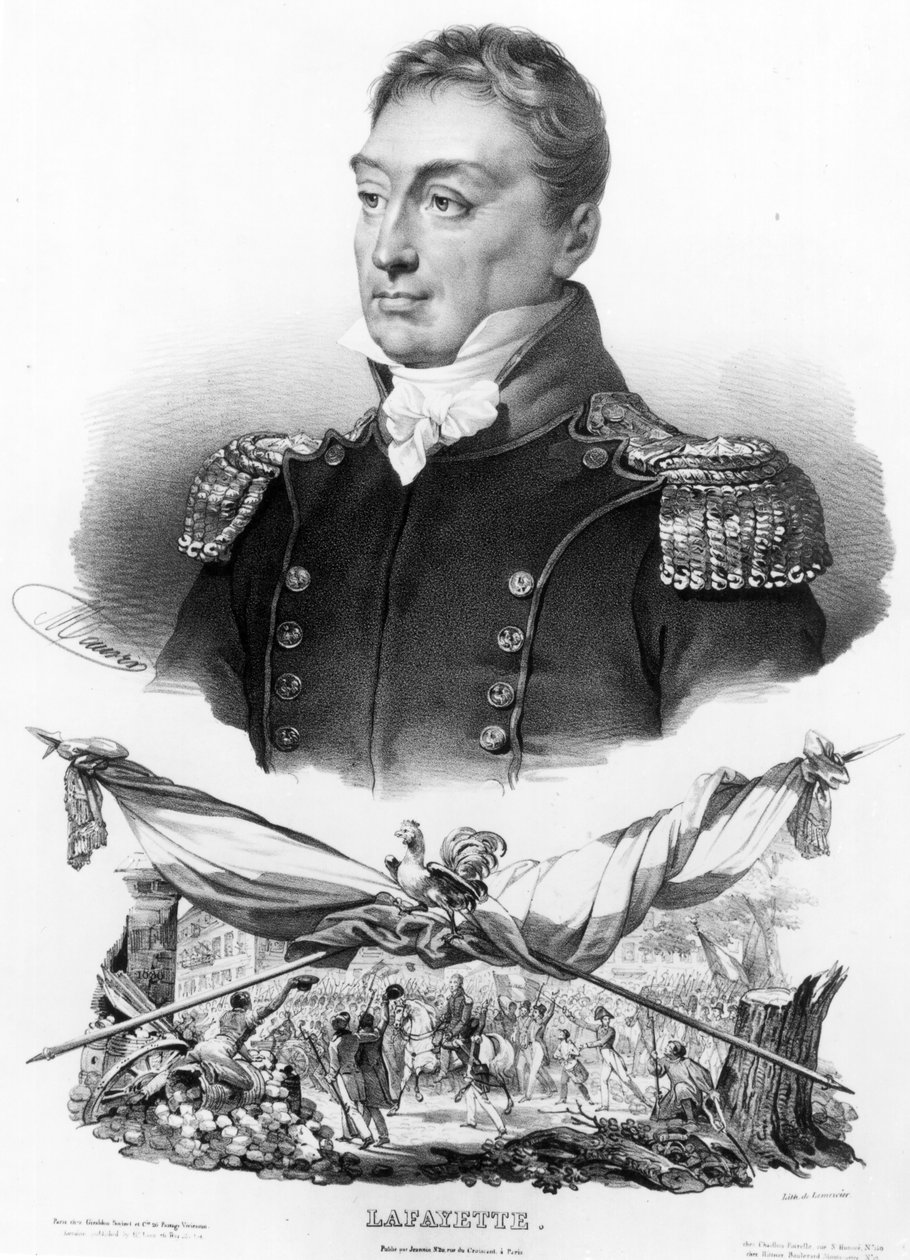 Lafayette, c.1830 da French School