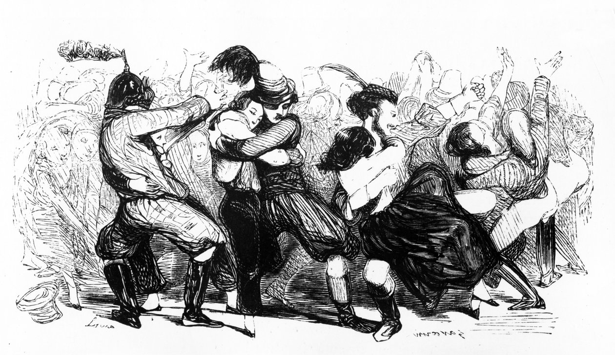 Le Bal Chicard, c.1840 da French School