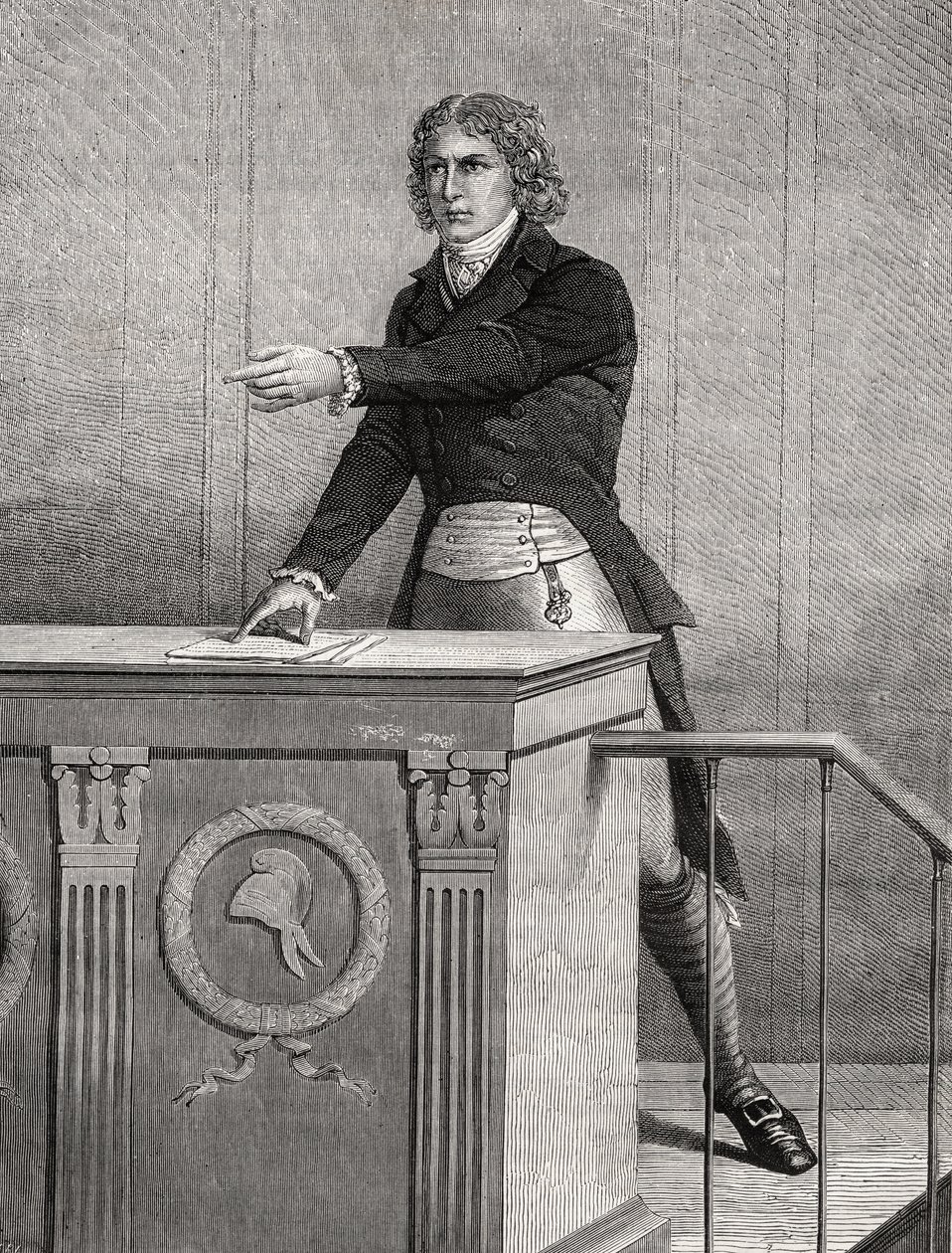 Louis Antoine de Saint Just da French School