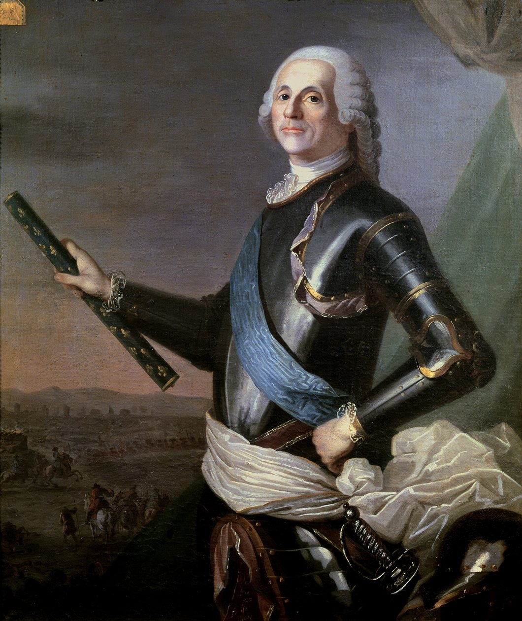 Louis Francois Armand Vignerot du Plessis (1696-1788) Duca di Richelieu da French School