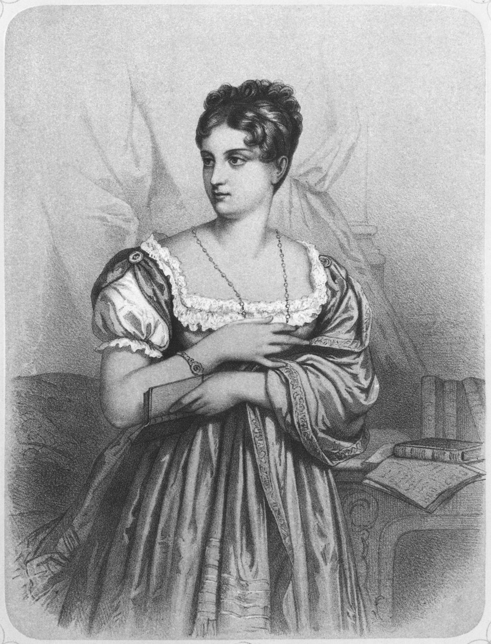 Mademoiselle George, inciso da J. Champagne da French School
