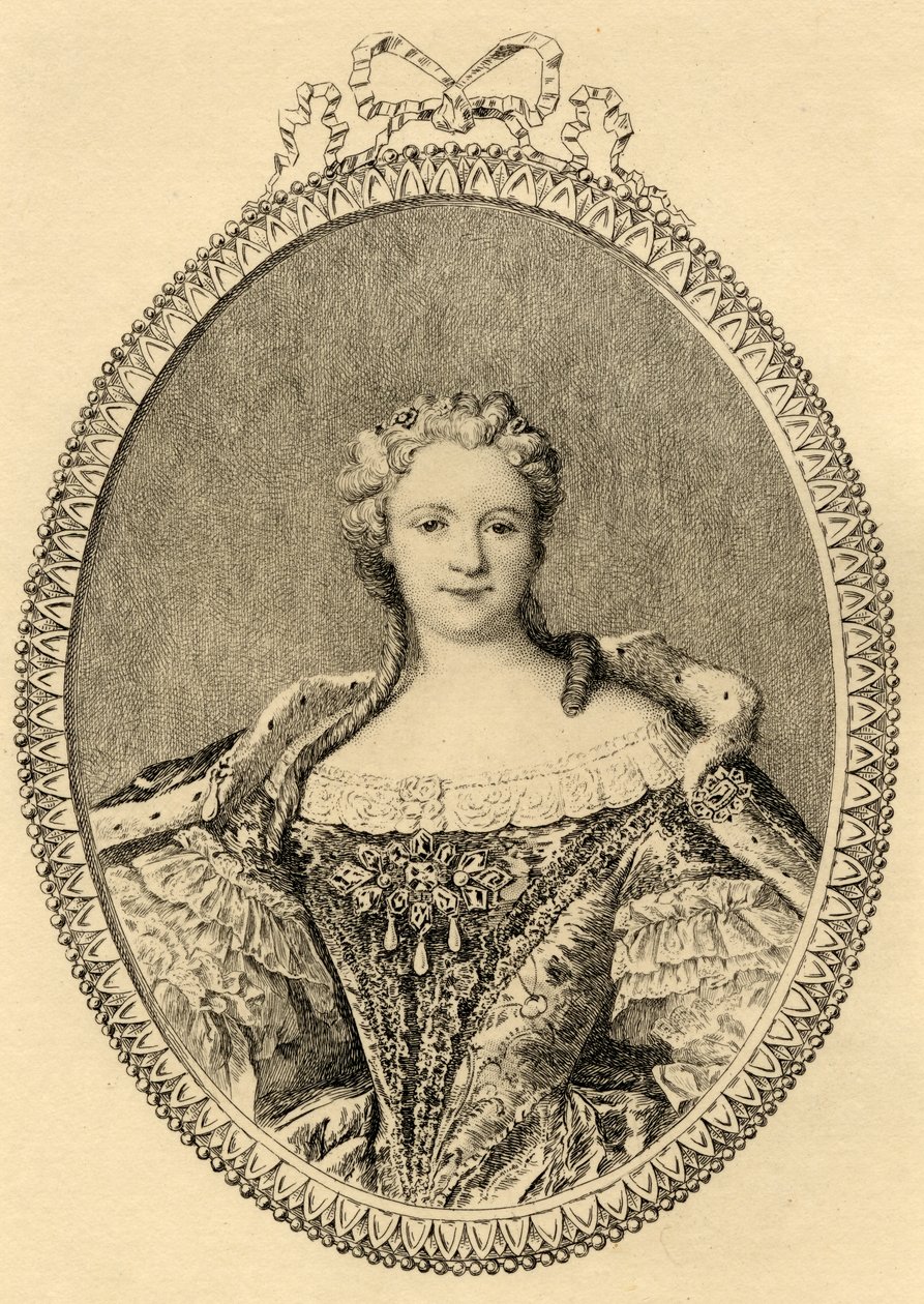 Maria Leszczynska (1703-68) da French School