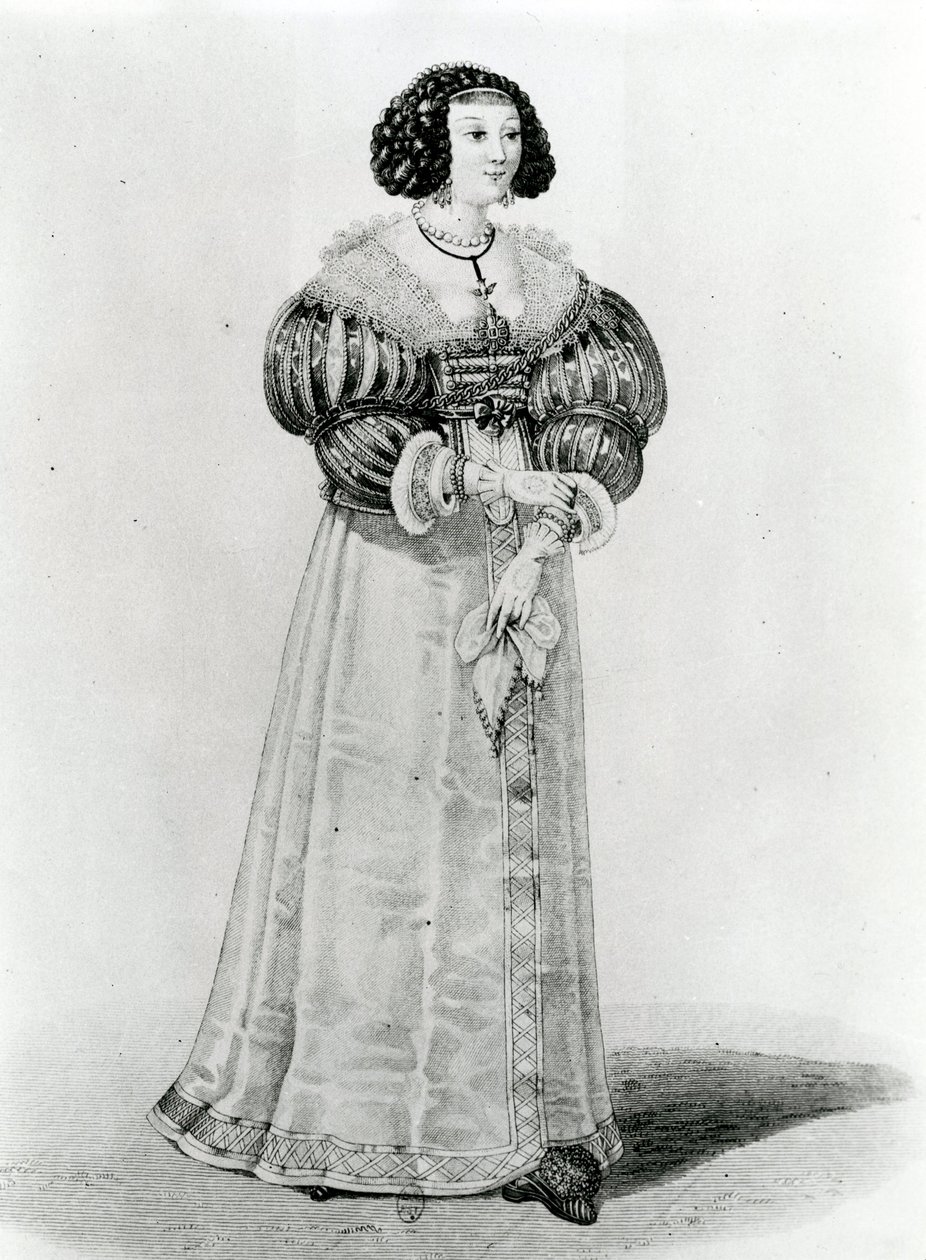 Marie-Louise Motier de La Fayette (1615-65) da French School