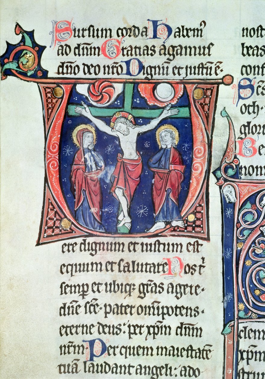 Crocifissione, da Missel de la Consecration de l