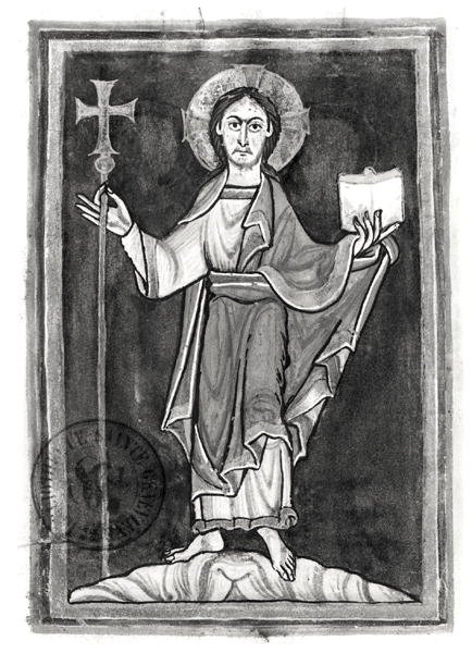 Cristo, da un Benedizionale da French School