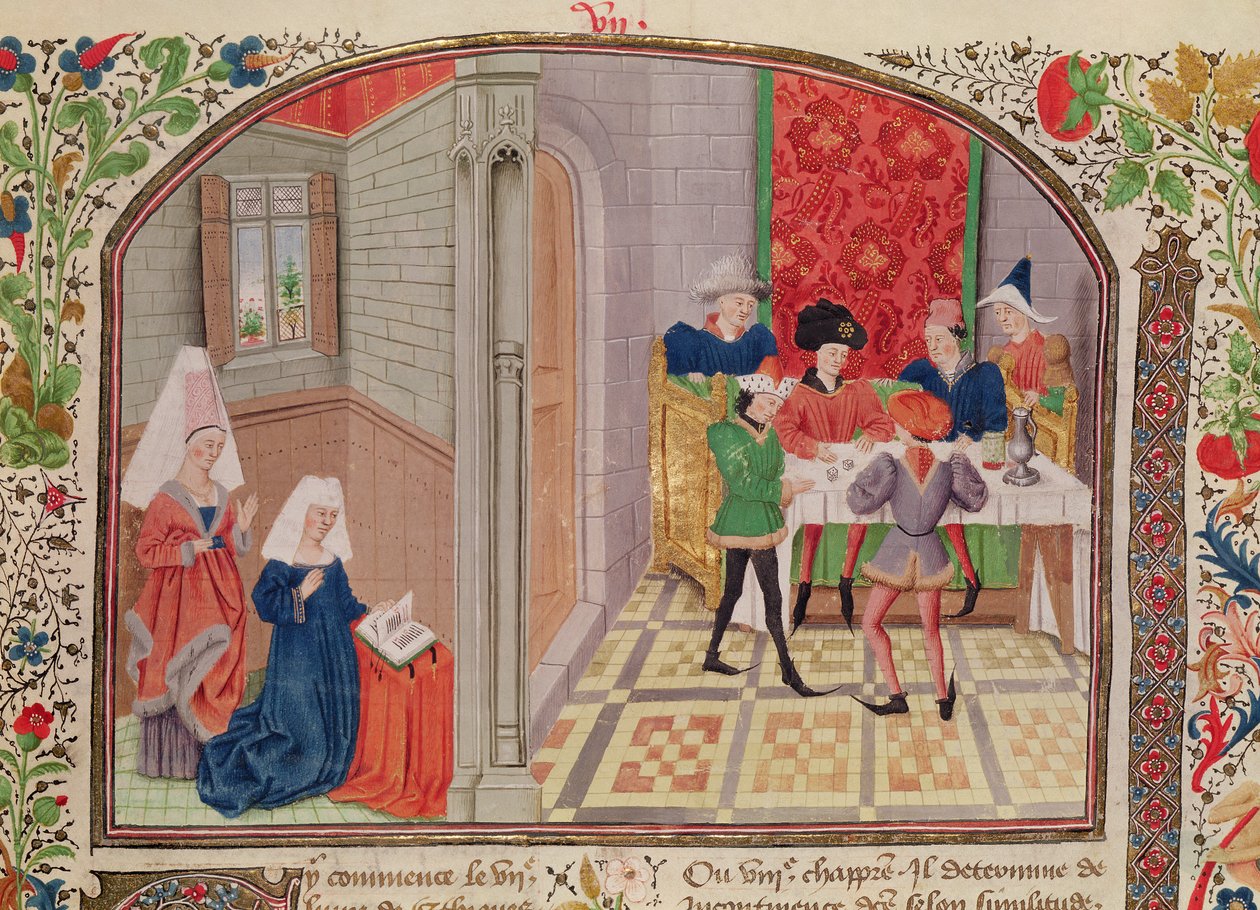 Ms 927 Fol.107 Temperanza e Intemperanza, da 