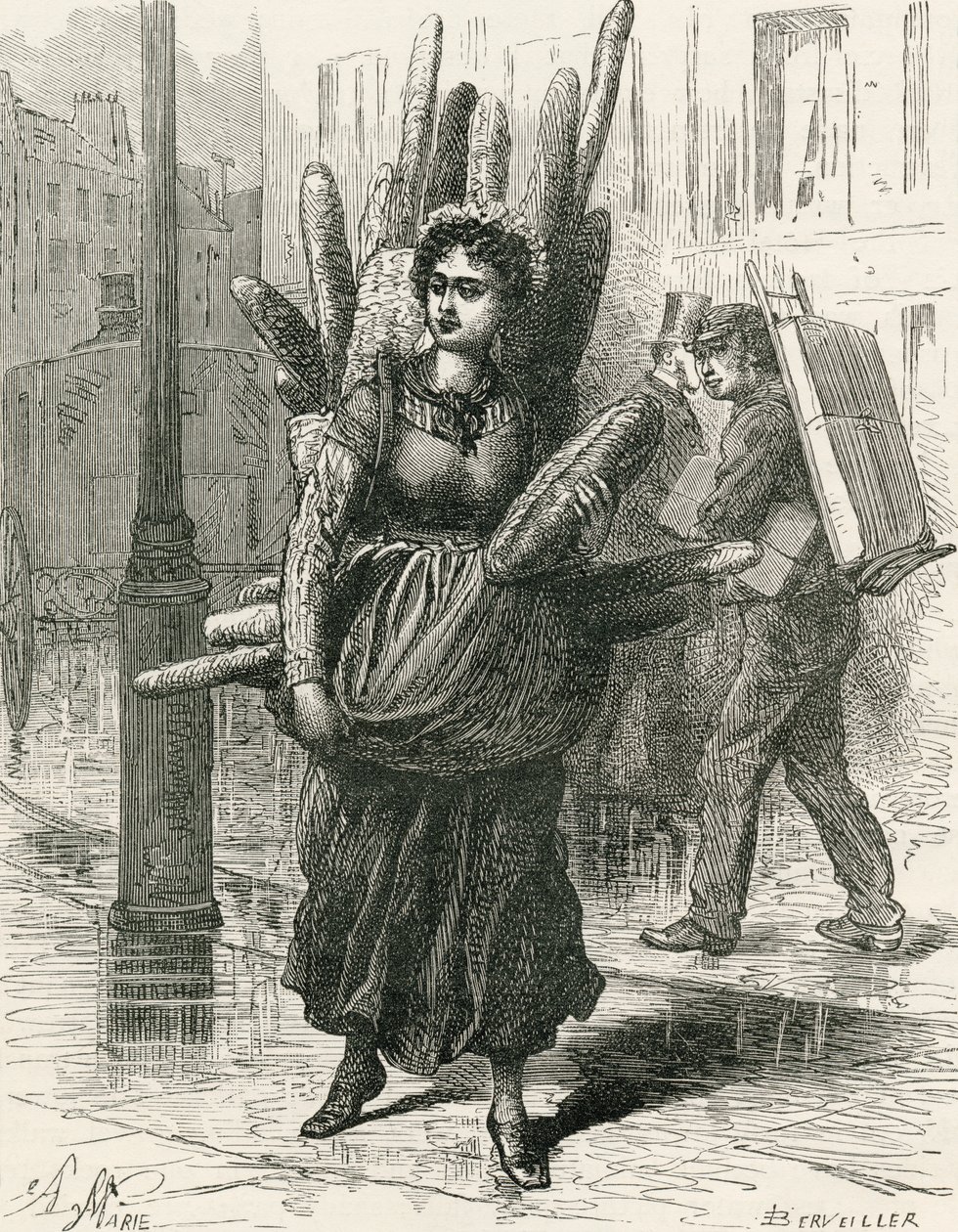 Portatore di pane di Parigi, da 