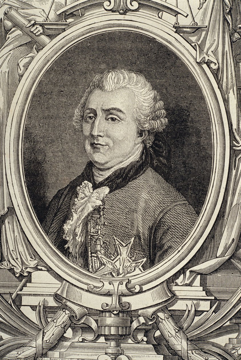 Ritratto di Charles Gravier, Conte di Vergennes (1719-87) da French School
