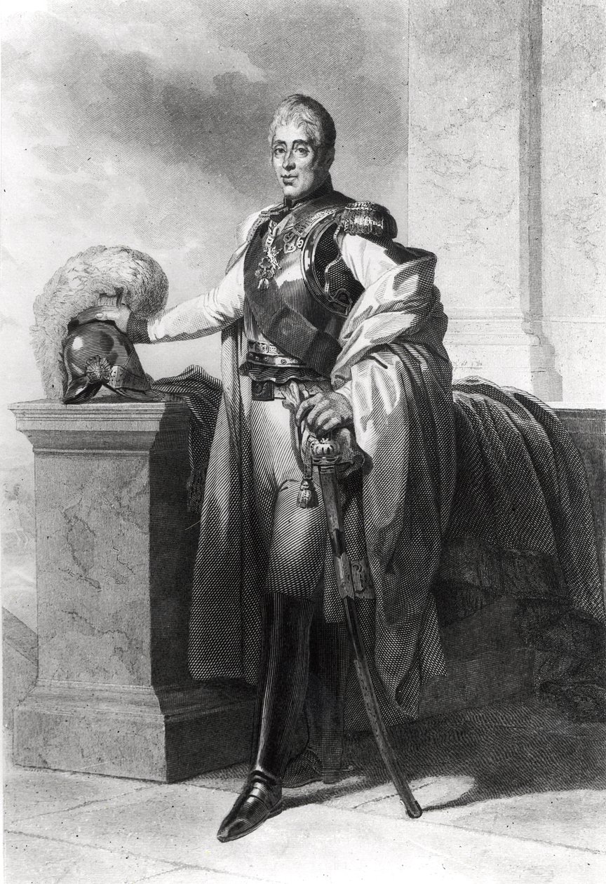 Ritratto di Carlo X (1757-1836) Re di Francia e Navarra (1824-1830) da French School