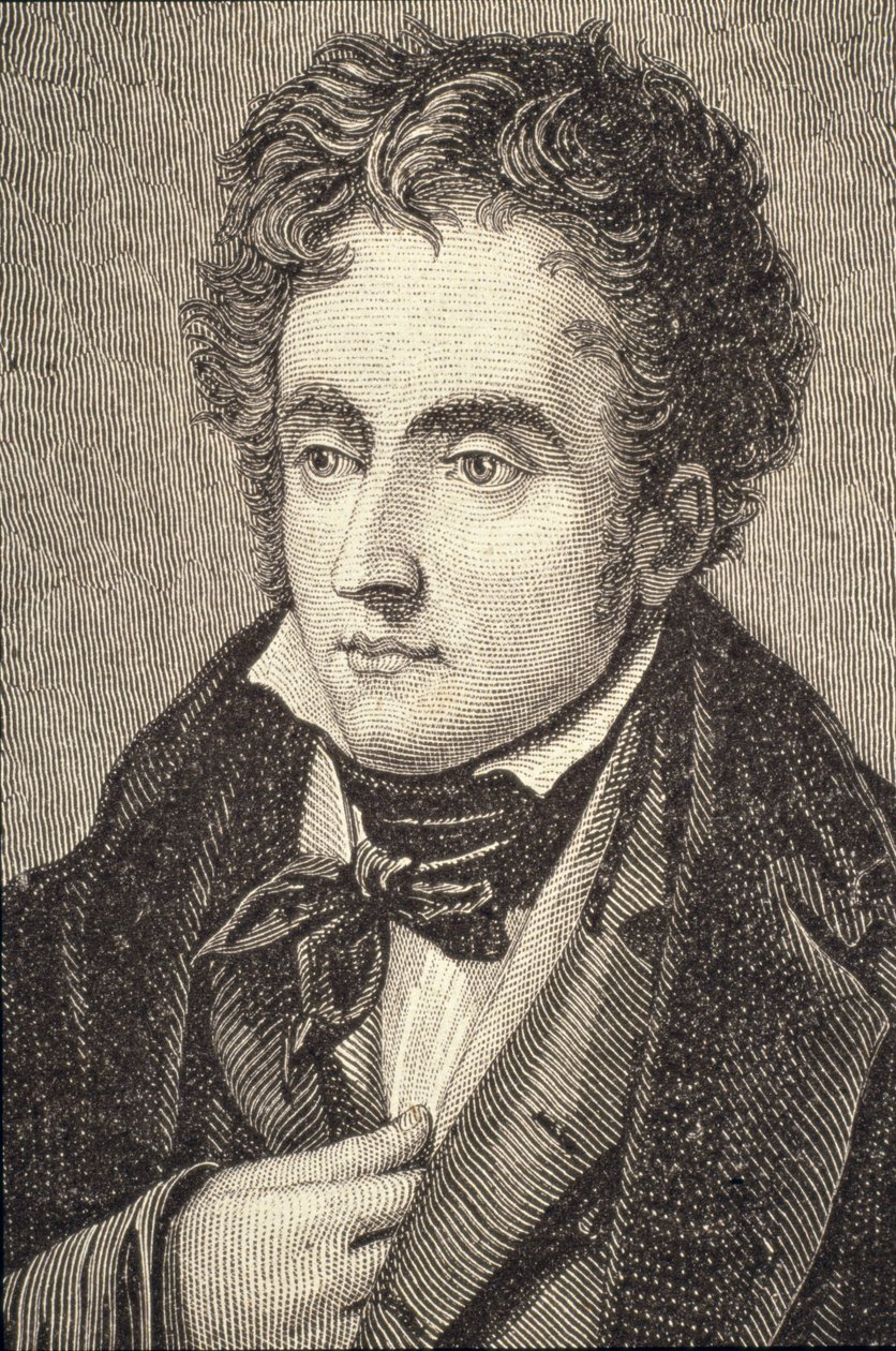 Ritratto di François Auguste René, Visconte di Chateaubriand da French School
