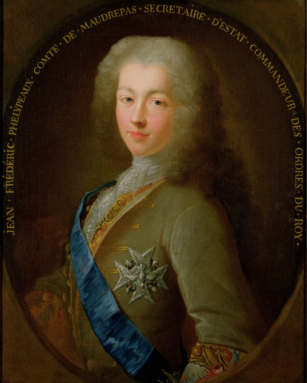 Ritratto di Jean Frederic Phelypeaux (1701-81) Conte di Maurepas da French School