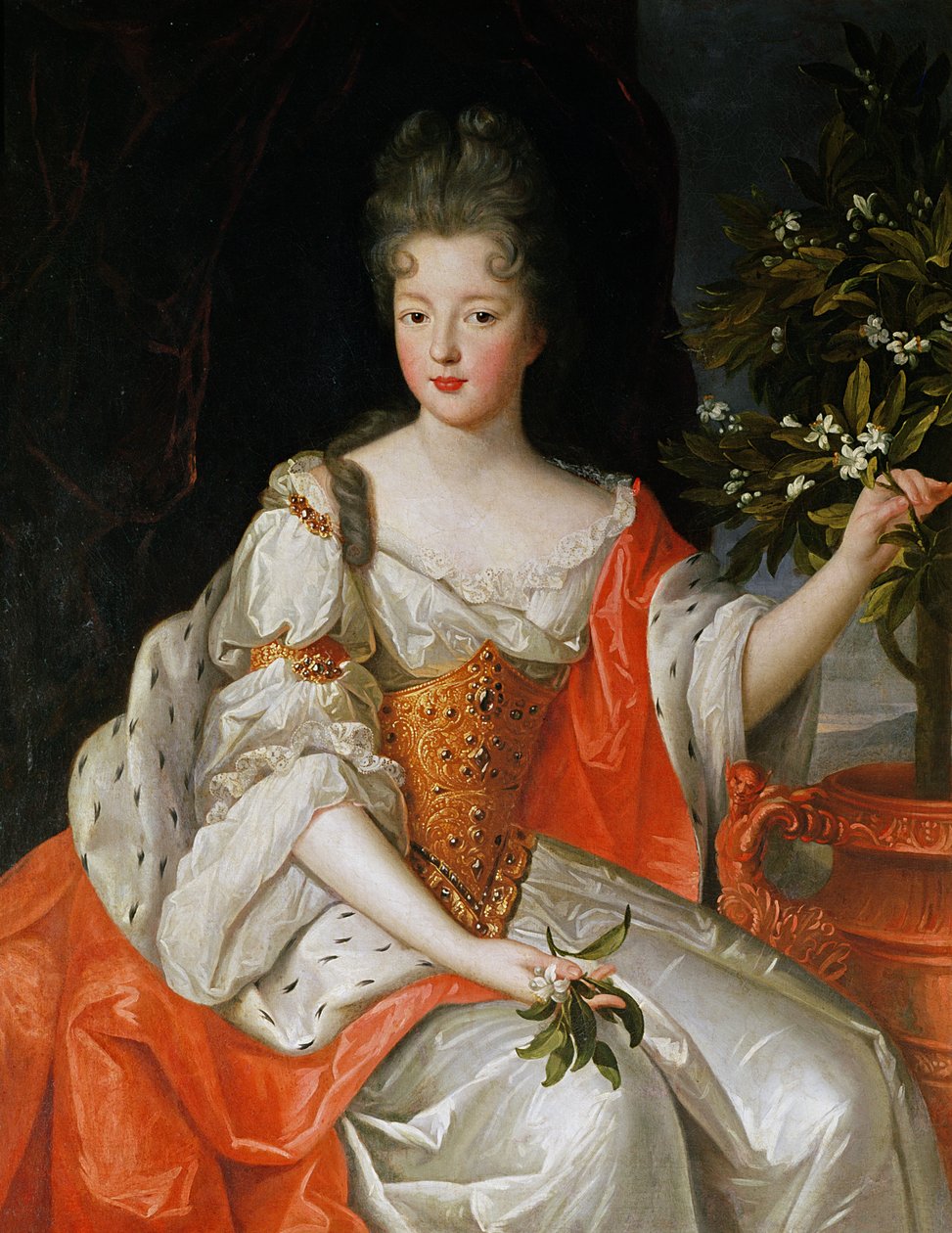 Ritratto di Louise-Francoise de Bourbon (1673-1743) fine XVII secolo da French School