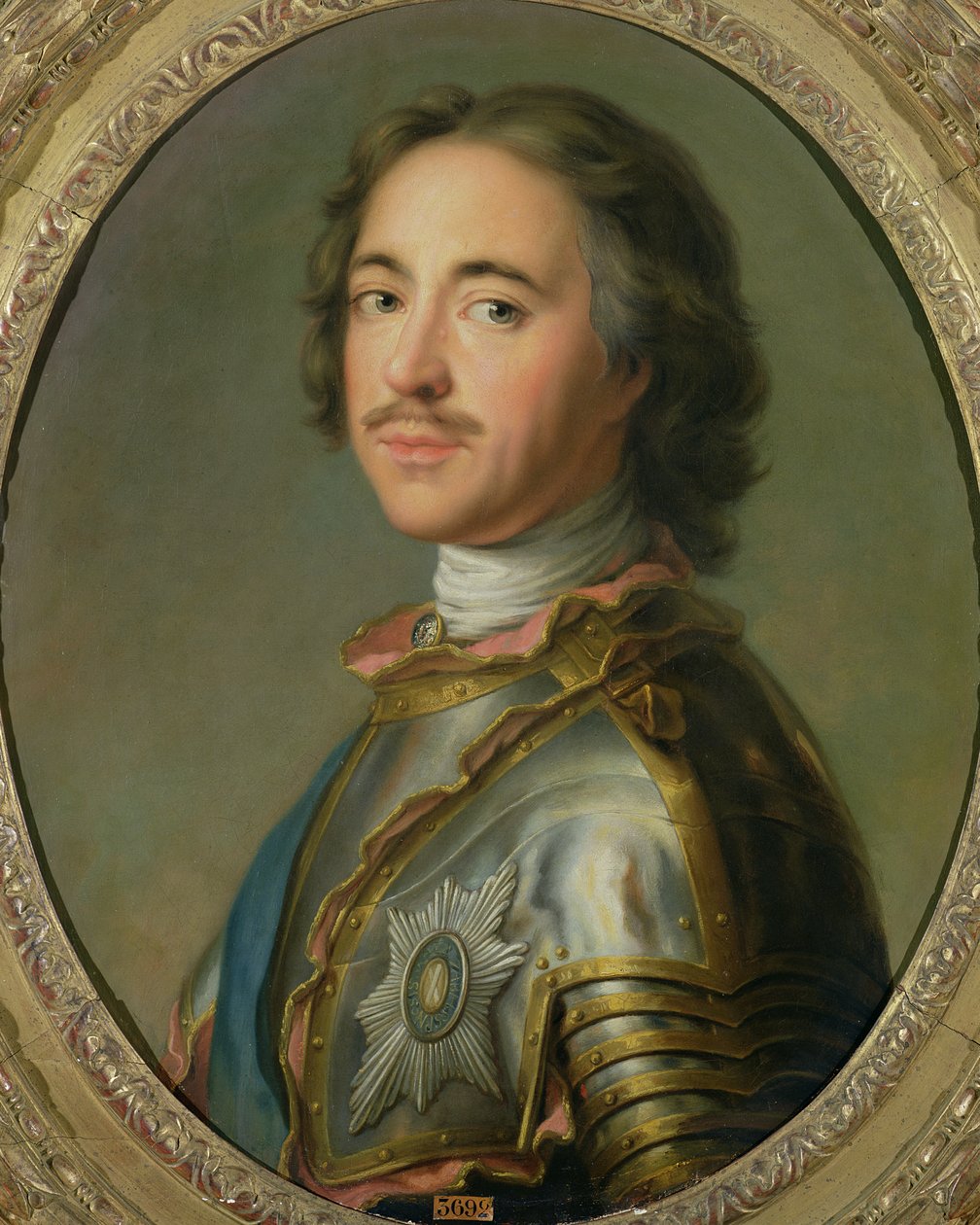 Ritratto di Pietro il Grande (1672-1725) da French School