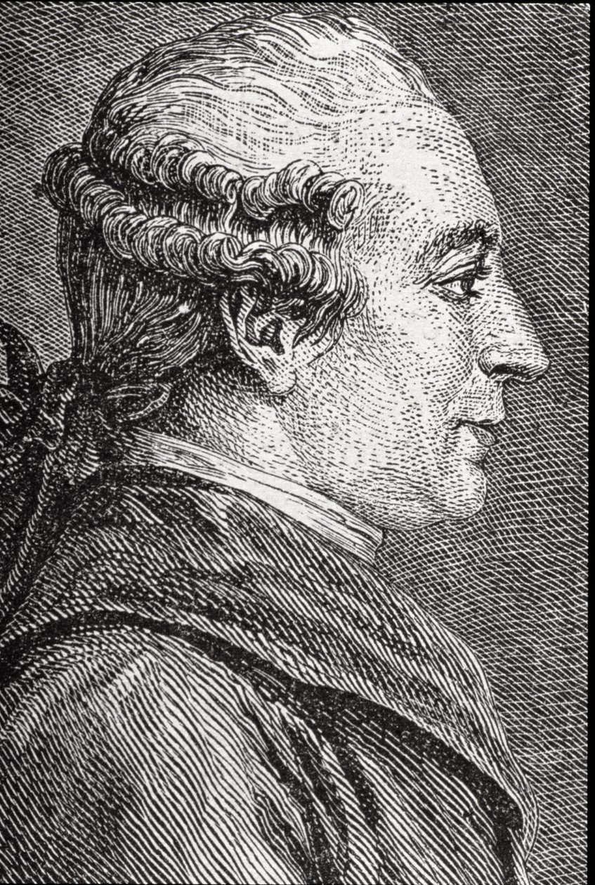 Ritratto di Pierre Augustin Caron de Beaumarchais (1732-99) da French School