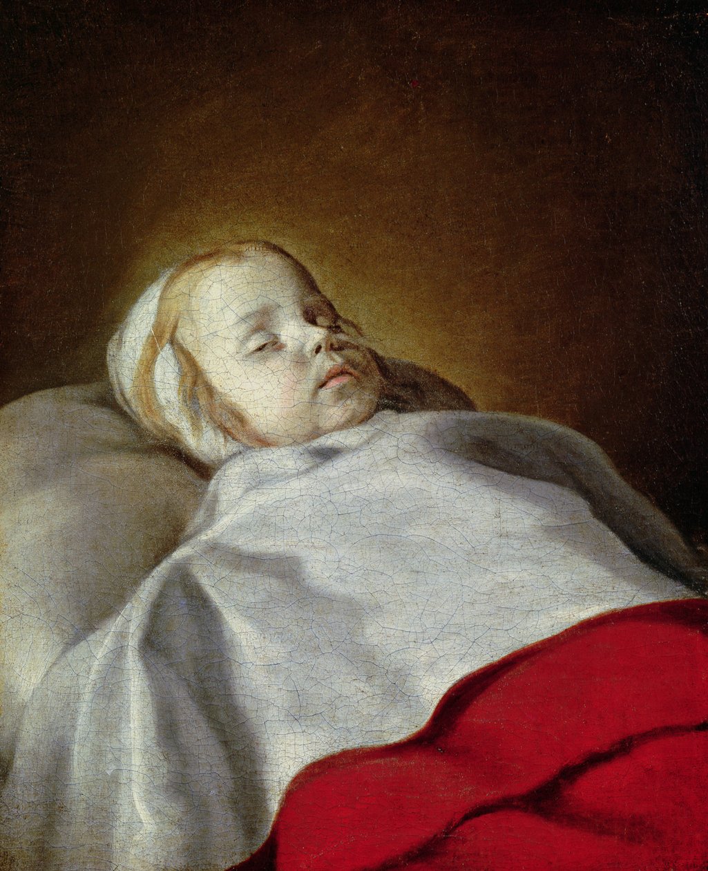 Ritratto di un bambino morto, c.1650 da French School