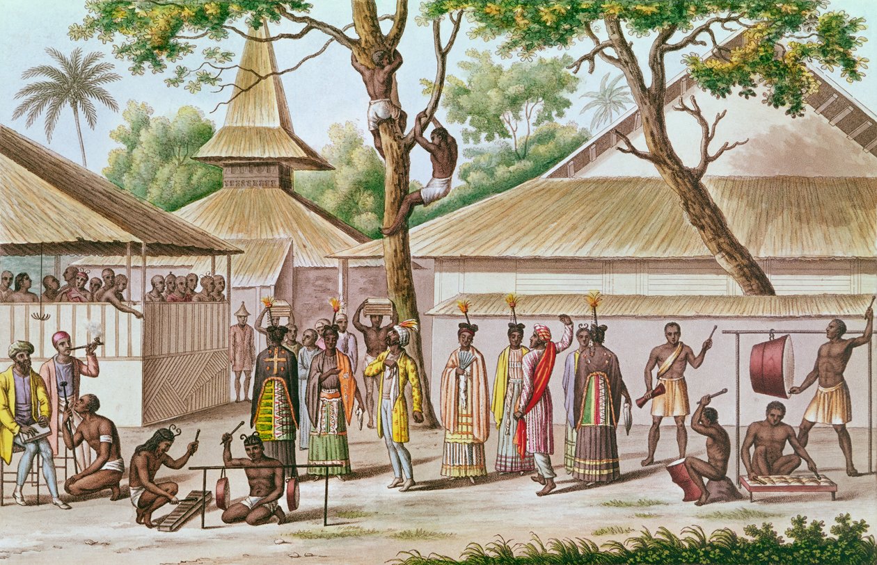 Festa religiosa a Caieli, isola di Buru, da 
