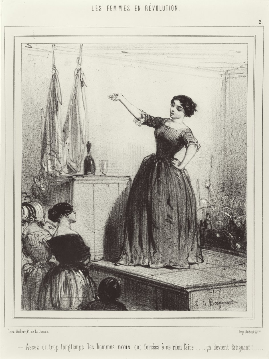 Rivoluzione delle donne, 1848 da French School