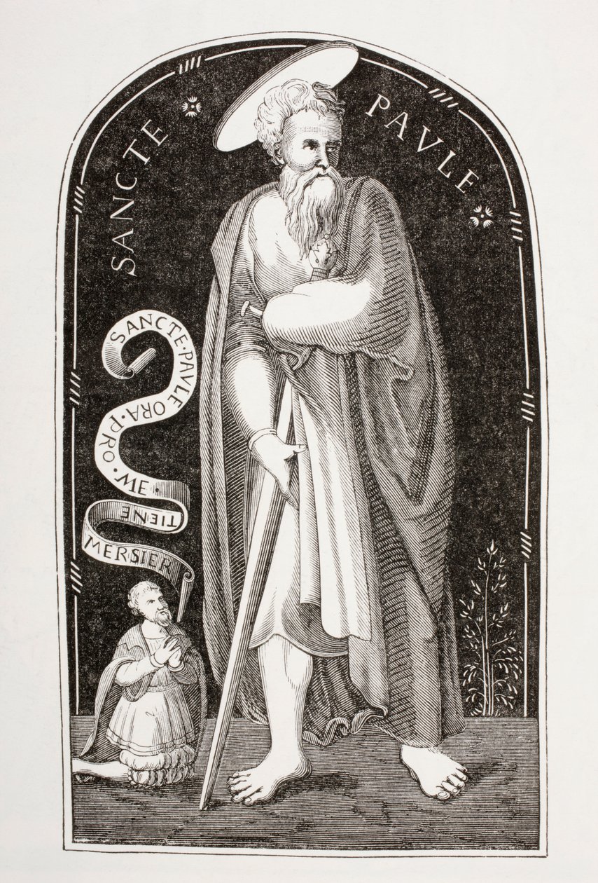 San Paolo Apostolo, da uno smalto di Limoges di Etienne Mercier, da 